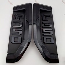 Fits 2017-2022 DRIVER &PASSANGER Emblems Replacement F350 XLT Black