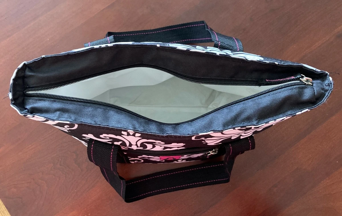 Olivet Insulated Tote Bag Black White Grocery Food Container