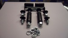  Black Bumper Bolts for Escort MKI/MKII Etc with Spacers, Cortina, Capri 