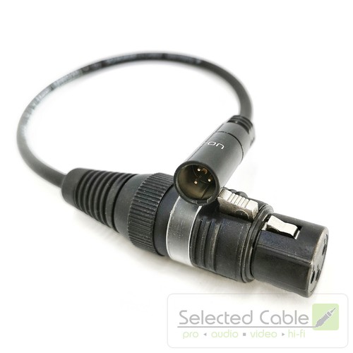 Mini-XLR Tiny (m) auf XLR (w) 75cm Mikrofon Ton Adapter Kabel Blackmagic Kamera - Bild 2 von 5
