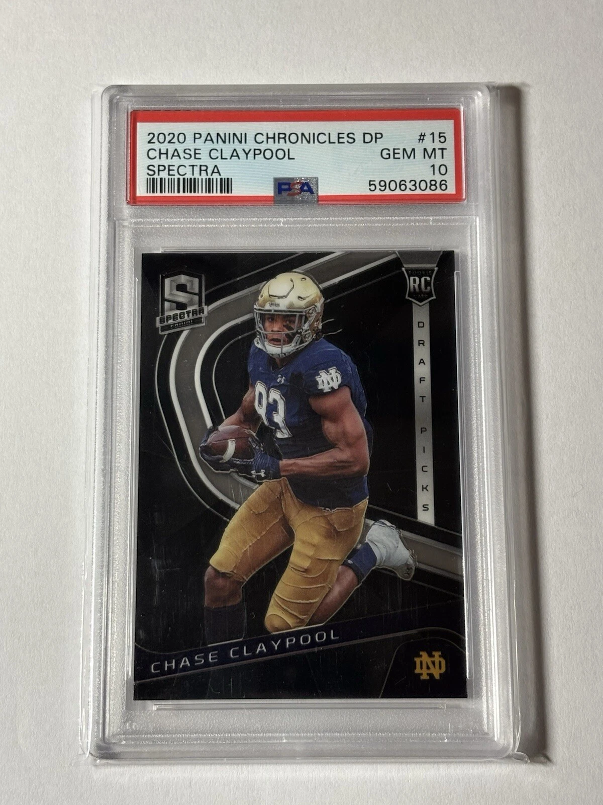 Chase Claypool Panini Chronicles Draft Picks Spectra #15 Base