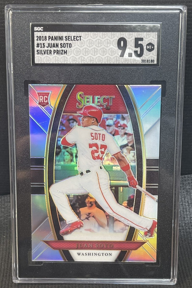 2018 Panini Chronicles - Select Silver Prizm #15 Juan Soto (RC 