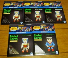 2017 Justice League Metal Earth Legends Model Kits W/Wonder Woman 4 Superman