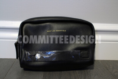 WANT LES ESSENTIELS x AIR CANADA TRAVEL COSMETIC TOILETRY BAG POUCH DOPP KIT  | eBay
