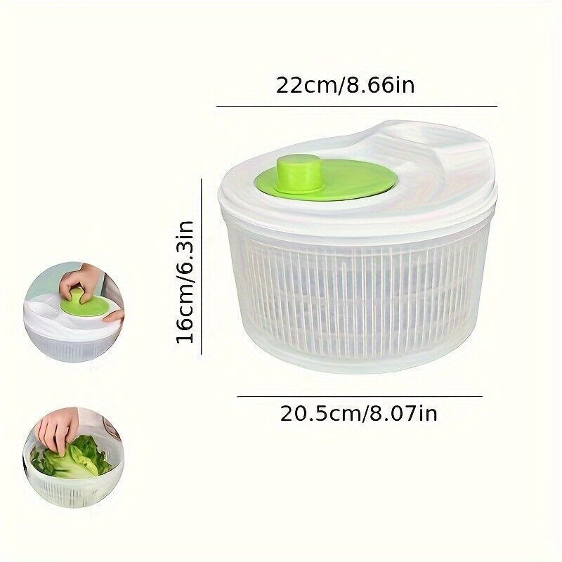 Kitchen supplies fruit colander, vegetable washing and drying machine, salad spi