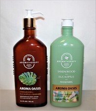 Bath Body Works Aomatherapy Sandalwood Eucalyptus Mandarin Body Wash Lotion