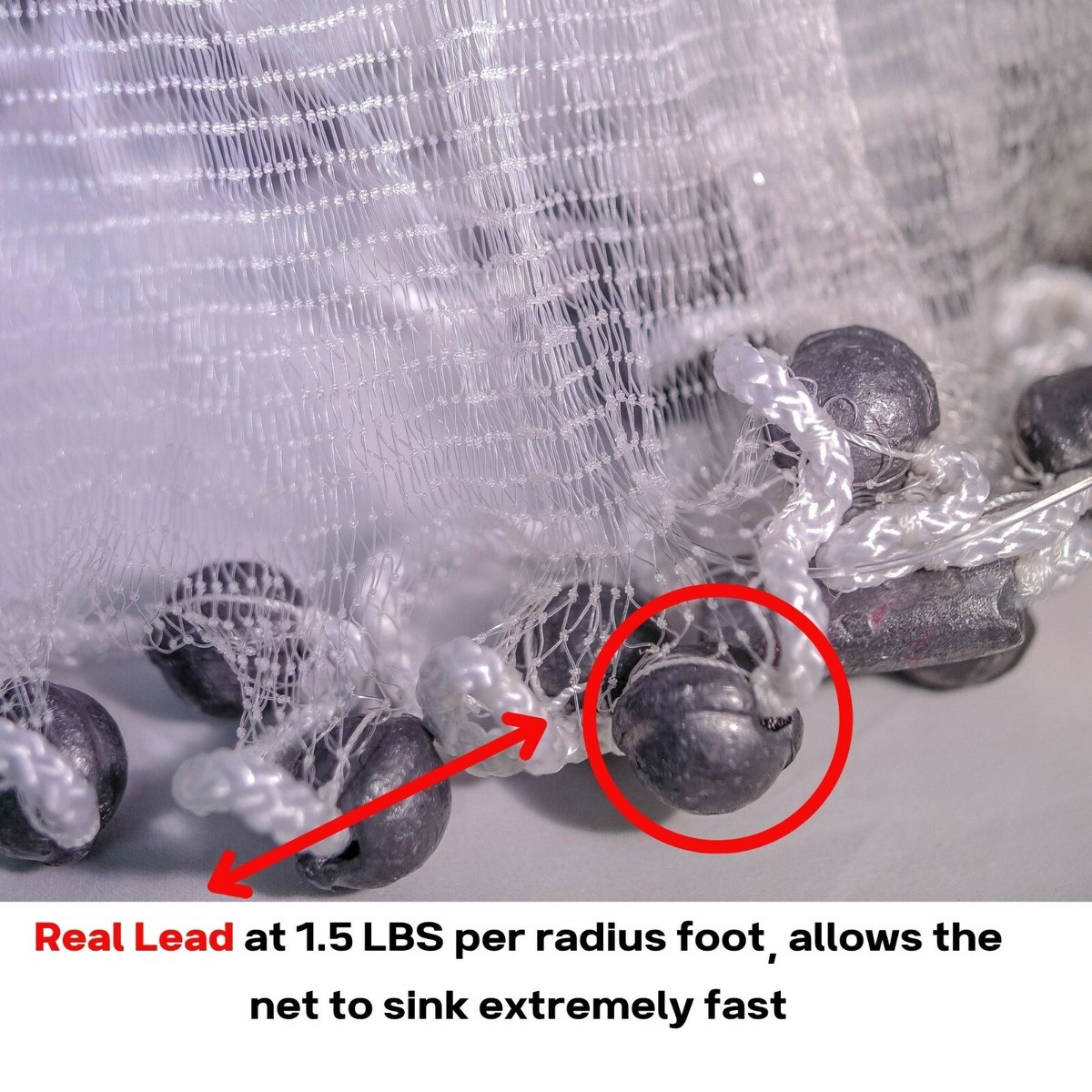 Bait Buster Glass Minnow Cast Nets (3/16" Sq. Mesh ) BGM12 Bait Buster Glass Minnow Cast Nets (3/16" Sq. Mesh ) BGM12