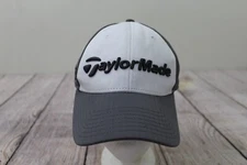 Taylormade TP5 M1 White Grey Adjustable Strap Back Golf Hat Cap