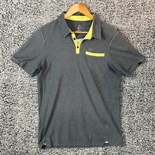 Oakley Shirt Mens Medium Gray Hydrolix Golf Performance Pocket Logo Adult M