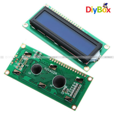 1602 162 16x2 Character LCD Display Module HD44780 Controller Blue Blacklight