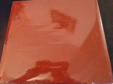 BURGUNDY 12"X12" POSTBOUND SCRAPBOOK ALBUM, 25 CLEAR SHEET PROTECTORS