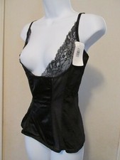 009X09 DKNY 631027 Ravishing Romance Wear Your Own Bra Control Camisole LG Black