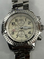 Breitling Super Avenger Chronograph Date Men's Silver Stainless Steel Watch