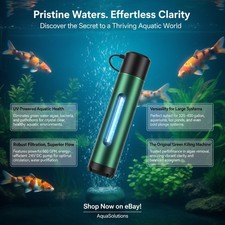 Aquarium Filter UV Sterilizer 660GPH 125-400 Gal Large Fish Pond Koi