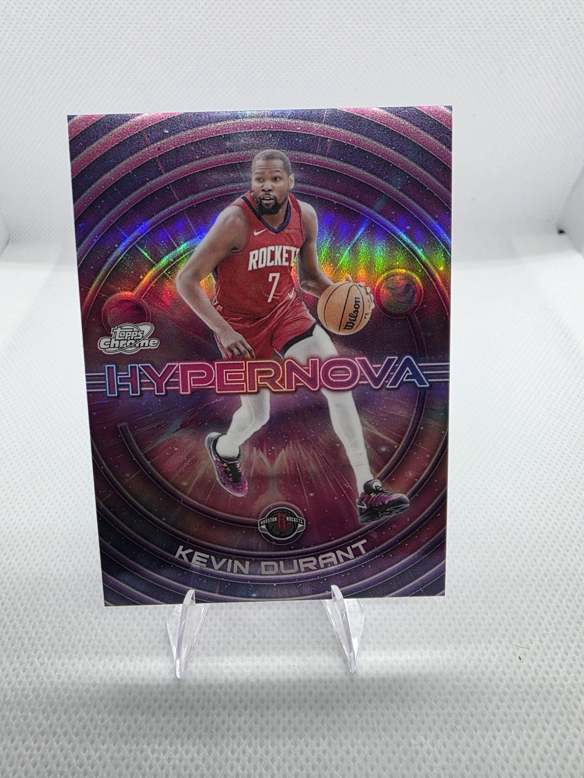 2025-26 Topps Chrome Cosmic Rockets Kevin Durant HYPERNOVA SSP #HN-12