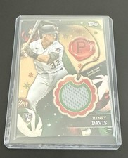 2024 Topps Holiday - Relics Henry Davis #RC-HD (MEM, RC)