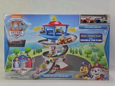 Paw Patrol True Metal Adventure Bay Rescue Way Playset w/ 2 Exclusive Vehicles