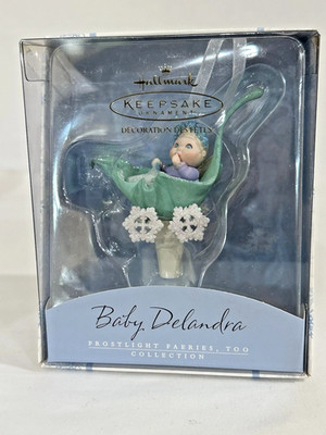 Hallmark 2002 BABY DELANDRA Keepsake Ornament Frostlight Faeries