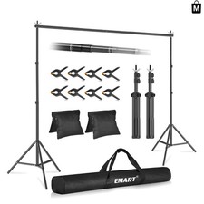 Versatile 10x7.8ft Backdrop Stand Kit with Sandbags Clamps for Photography