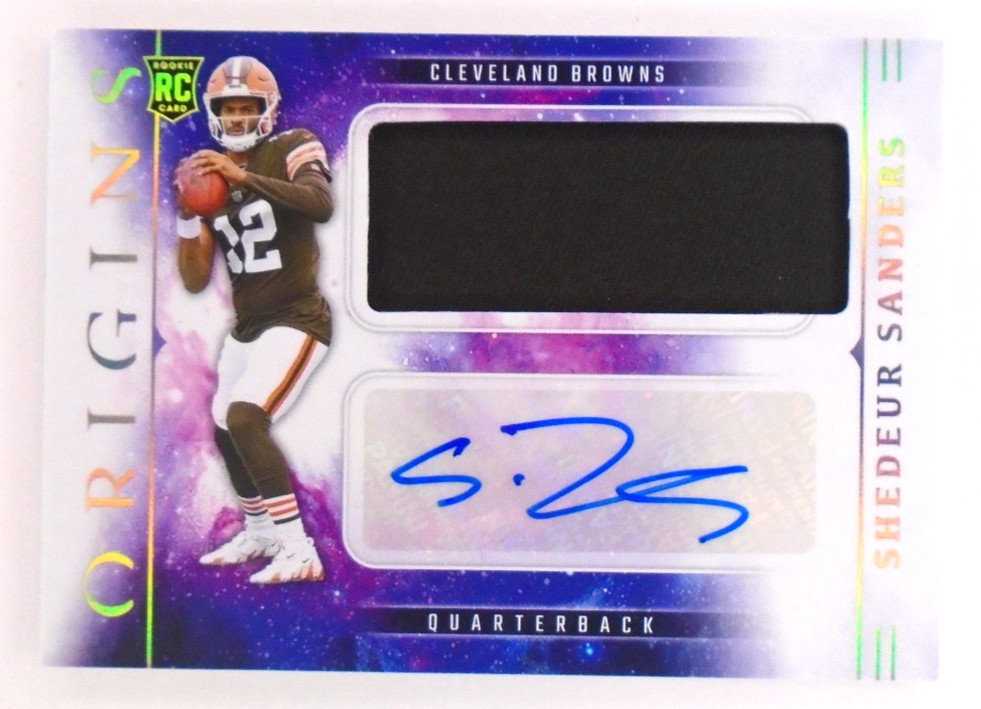 2025 Panini Origins - Shedeur Sanders #RJJ-SSS -  Patch Auto (RC) - Browns