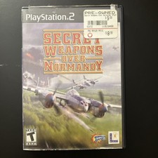 Secret Weapons Over Normandy Sony PlayStation 2, 2003 PS2 Complete