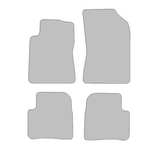 Fußmatten passend für Citroen DS3 Typ  (Baujahr 2016 - aktuell), Hit schwarz