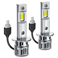 AUXITO 900% Brighter H1 LED Headlight Bulb High Low Beam Combo Kit 33000LM H