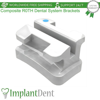 Composite R0TH Dental System 0rthodontic Brackets Crowded Teeth Correction