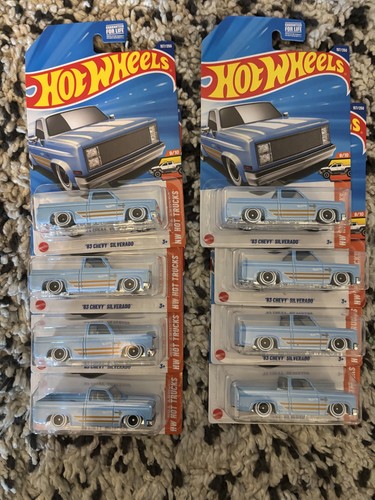2025 Hot Wheels '83 Chevy Silverado Light Blue | 8 Stück