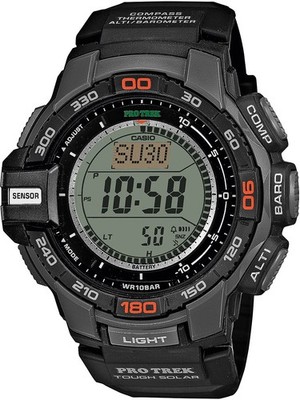 Casio PRG-270-1ER Pro Trek Solar 52mm Multifunktion Quarz Herren Grau Schwarz...