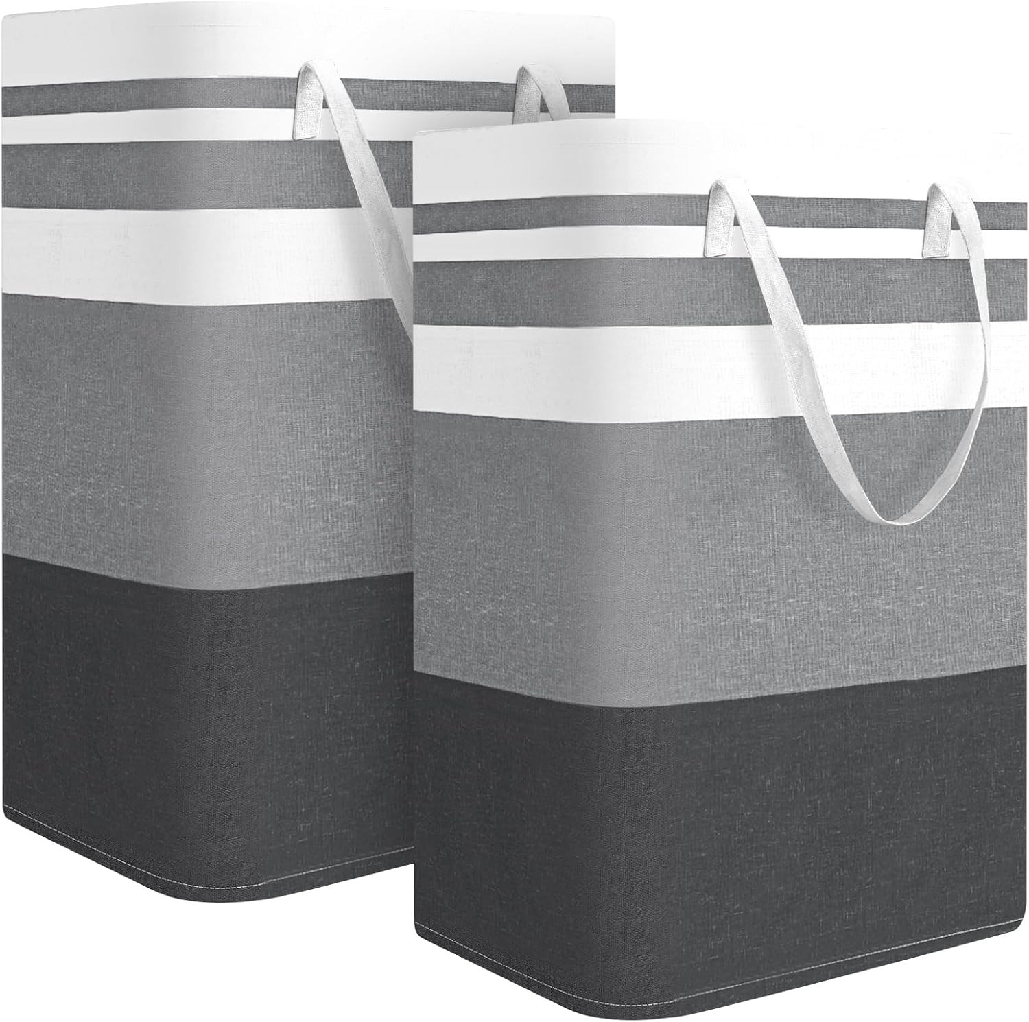 2-Pack Large Laundry Basket, Waterproof, Laundry Hamper,Coll