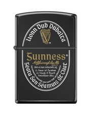 Guinness St. James Gate Zippo Lighter - Harp - Irish Dry Stout - Dublin, Ireland