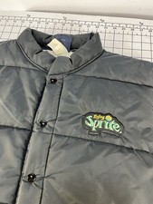 Vintage 80s Enjoy Sprite Puffer Jacket Vest XL Hilton Made in USA Coke Coca Cola