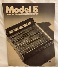 TEAC Tascam Series Model-5 Bulletin - Mixing Console