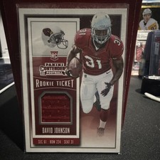 Panini 2015 Contenders RTS-DJ David Johnson Cardinals Rookie Football Card