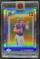 2024 Panini Donruss Optic JJ McCarthy RC Holo Rated #235 Vikings Rookie
