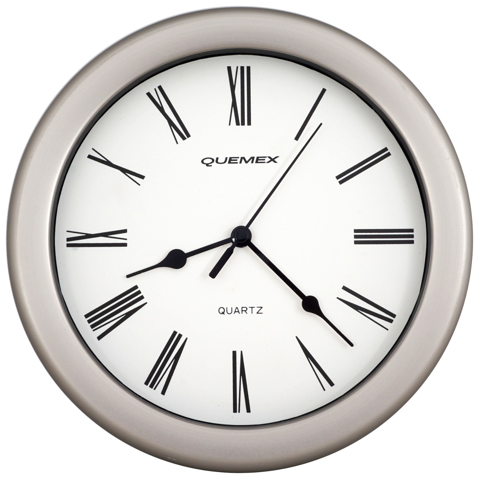 JUSTIME Water Resistant 8.5" Retro Bronze Metal Frame Wall Clock Quiet Sweep