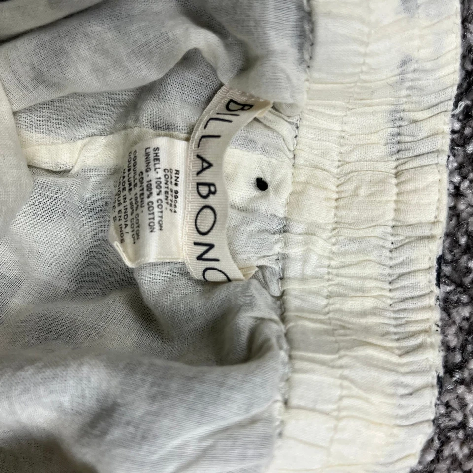 Vestido BILLABONG Mujer S Maxi Tribal Halter Bebé Muñeca Hawaiana Surfista y2k Foto 3 de 4