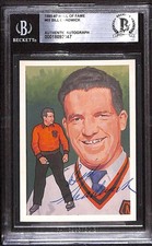 1985 Hall of Fame 65 Bill Chadwick BGS Auto Autographed BAS Auth C99487