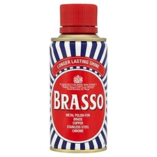Brasso Metal Polish for Brass, Copper  Chrome - 175ml Liquid Cleaner
