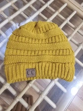 C.C Exclusives Women Yellow Beanie One Size