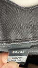 Vtg Carhartt Double Knee Pants Black Distressed Thrashed Faded - 34x32 B01 — photo 3