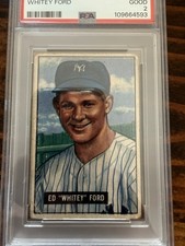 1951 Bowman - Whitey Ford #1 (RC) HOF Yankees PSA 2
