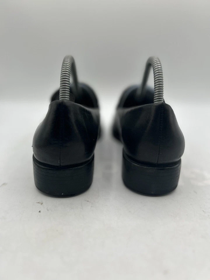 Mocasines informales aerosoles para hombre talla 8,5 M cuero tacón bloque punta almendra sin cordones Foto 3 de 4