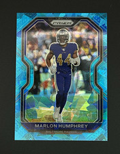 Panini Prizm 2020 Marlon Humphrey Blue Ice Prizm /99 #43 Ravens
