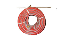 Wąż wodny budowlany, 3/4 cala 25 metrów + 2 złącza geka, średnica wewnętrzna 19 mm