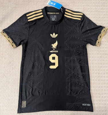 Mexico National Team adidas 2025 Black Third Authentic Raúl