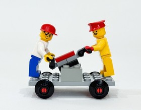 LEGO Trains Track Buggy w/Station Master and Cool Kid 2585 Complete with/Manual