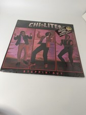 THE CHI-LITES-STEPPIN' OUT-HYPE STICKER-1984PRIVATE 1 RECORDS-FACTORY SEALED
