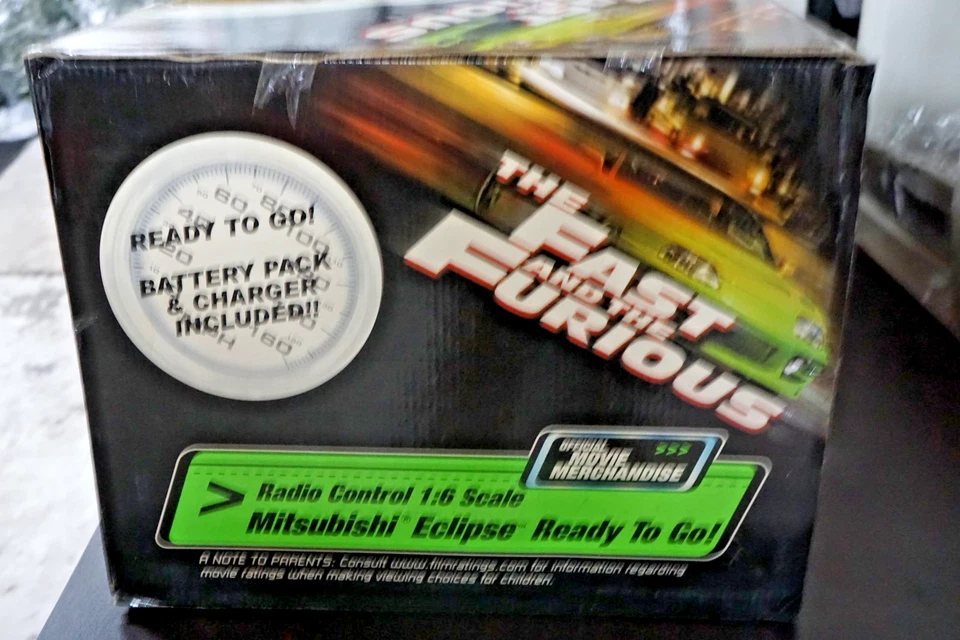 Fast & Furious Mitsubishi Eclipse R/C Car 1:6 Scale Paul Walker NEVER OPENED! - Image 3 of 4